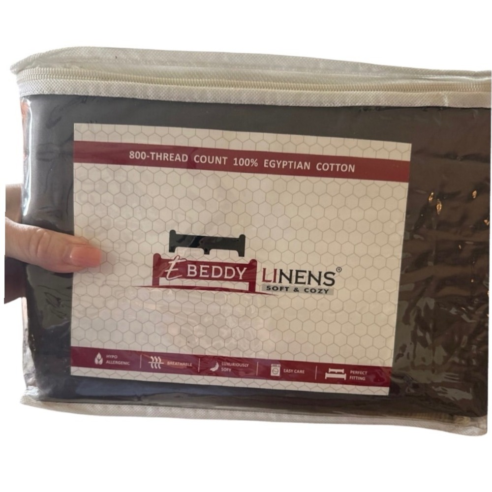 Dorm New in Pkg Lofted Bed Skirt Gray Dark Sz‎ Twin XL Unisex